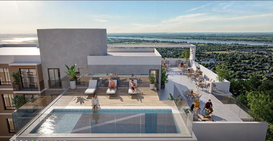 Rooftop terrace with city views, Asunción — photo 4