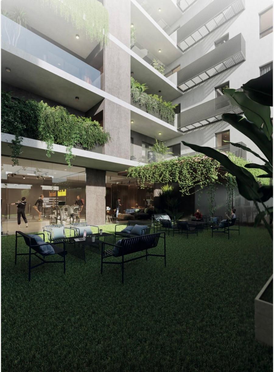 Green courtyard development, Asunción