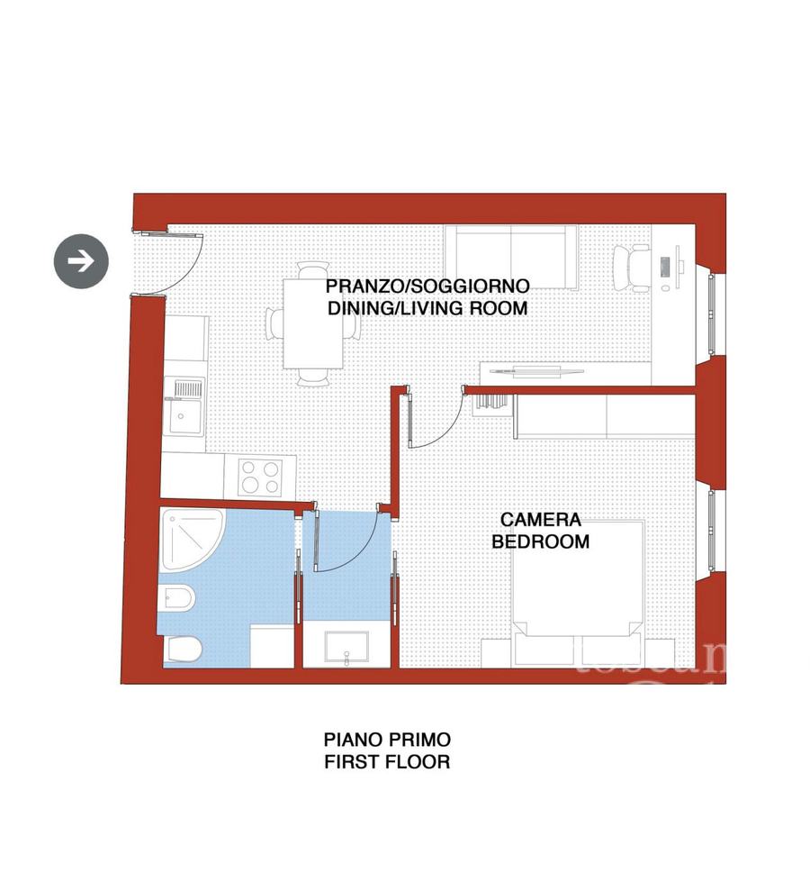 Apartment in a Casciana Terme borgo, photo 19