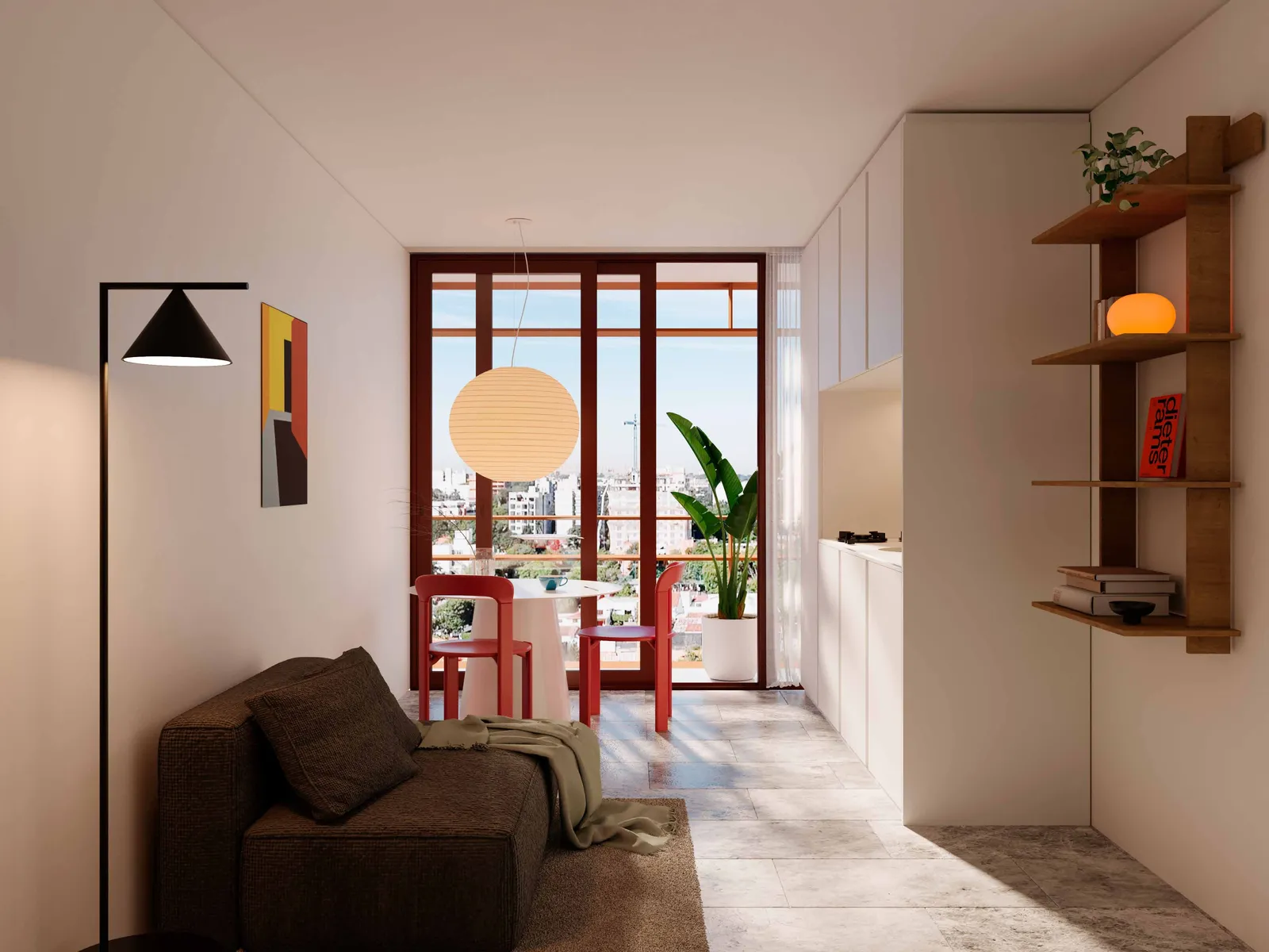 Soggiorno (render illustrativo), AO-024